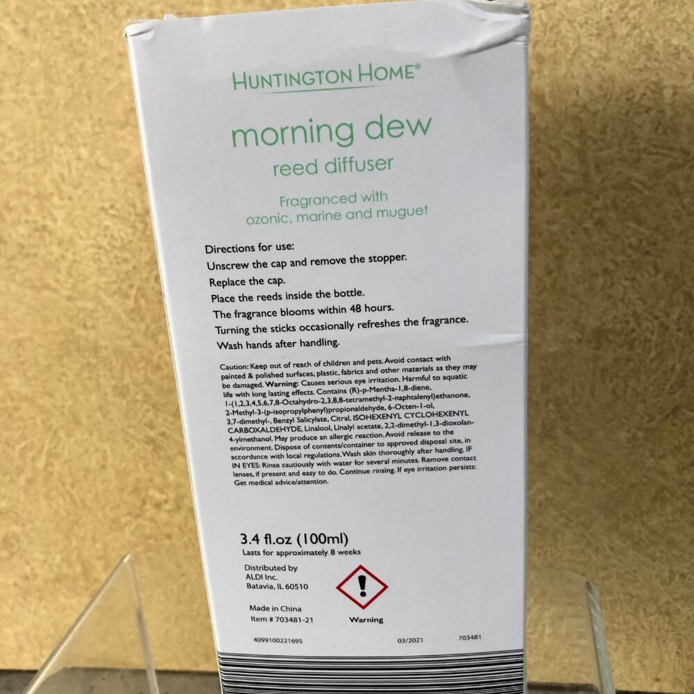 Morning Dew Reed Diffuser Brand New In Box - Picture 6 of 6